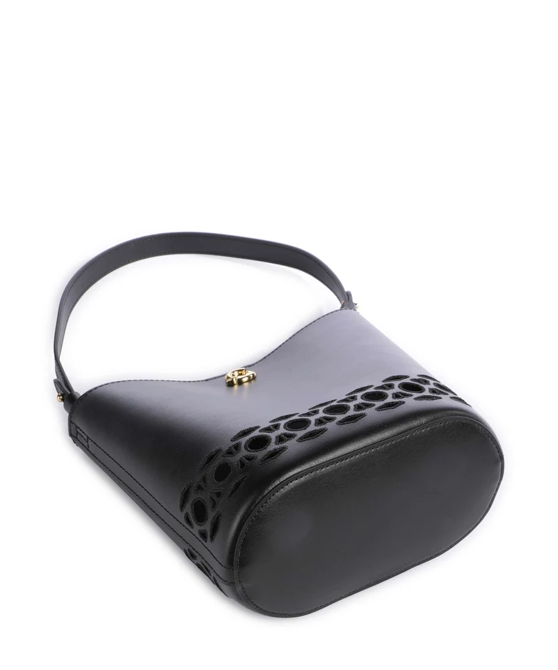 Coccinelle Nikla Monogram Sangallo Sac seau noir