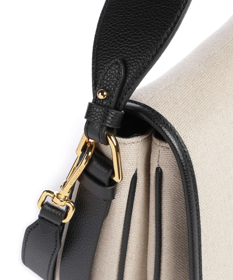 Coccinelle Mavery Canvas Sac à main natural/noir