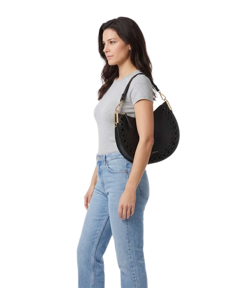 Coccinelle Sunup Monogram Sangallo Sac fourre-tout noir