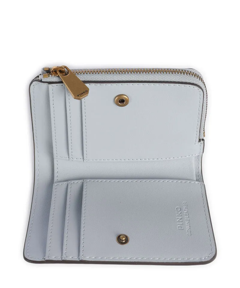 Pinko Portefeuille azzurro celeste/antique gold