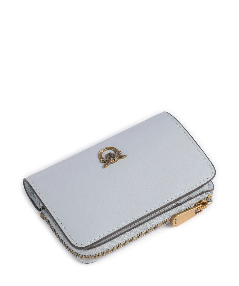 Pinko Portefeuille azzurro celeste/antique gold