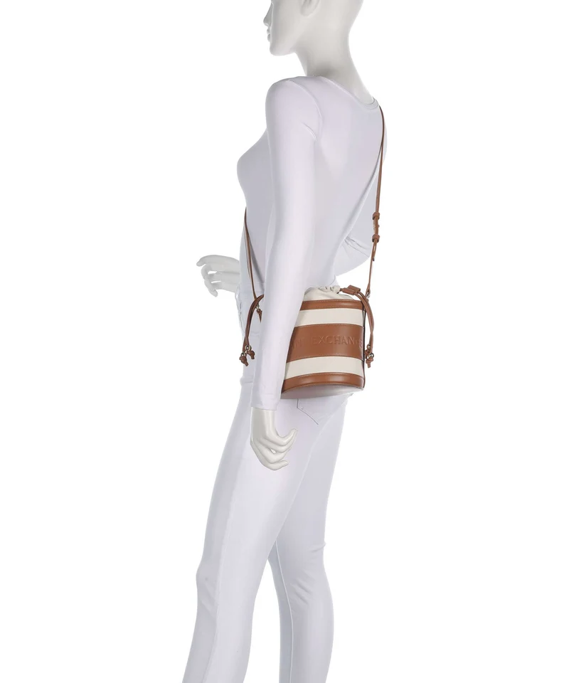 Armani Exchange Marisol Sac seau natural/saline clay