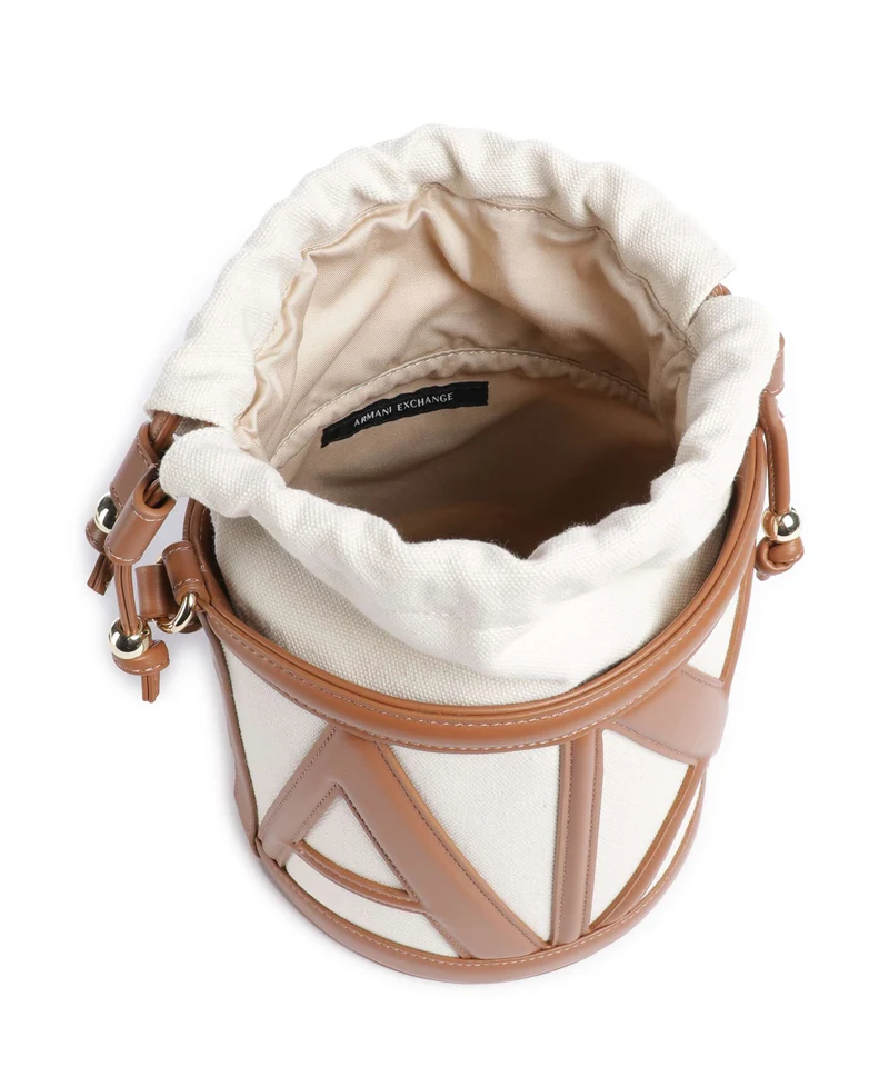 Armani Exchange Marisol Sac seau natural/saline clay