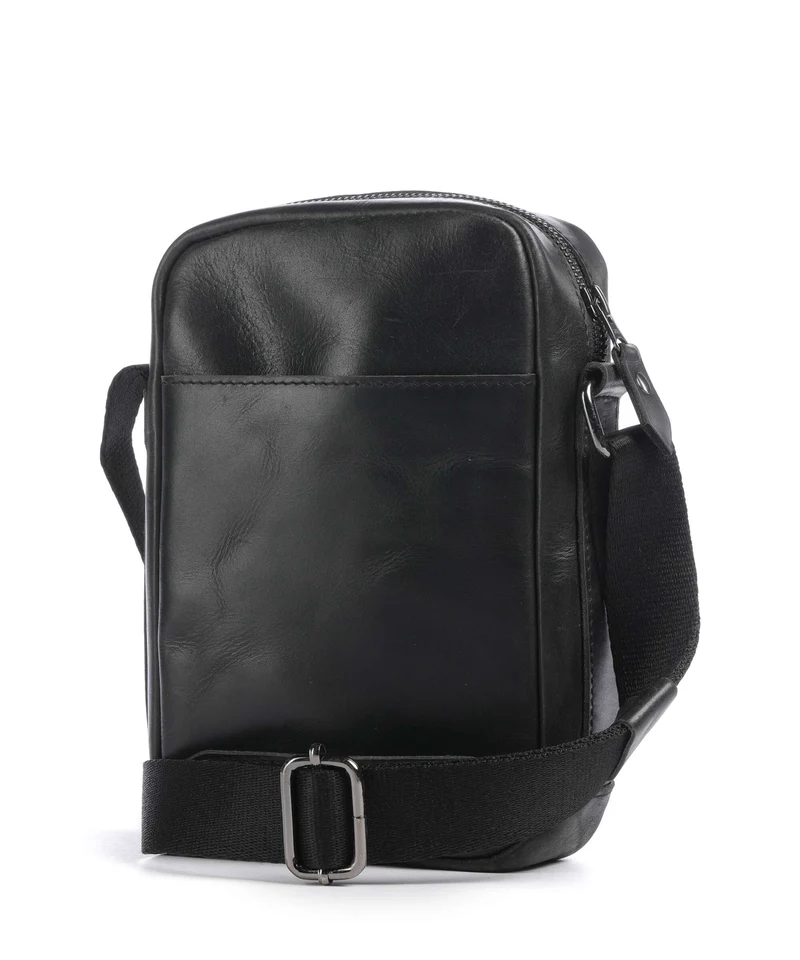 Buckle & Seam Crazy Horse Runner Sac bandoulière black