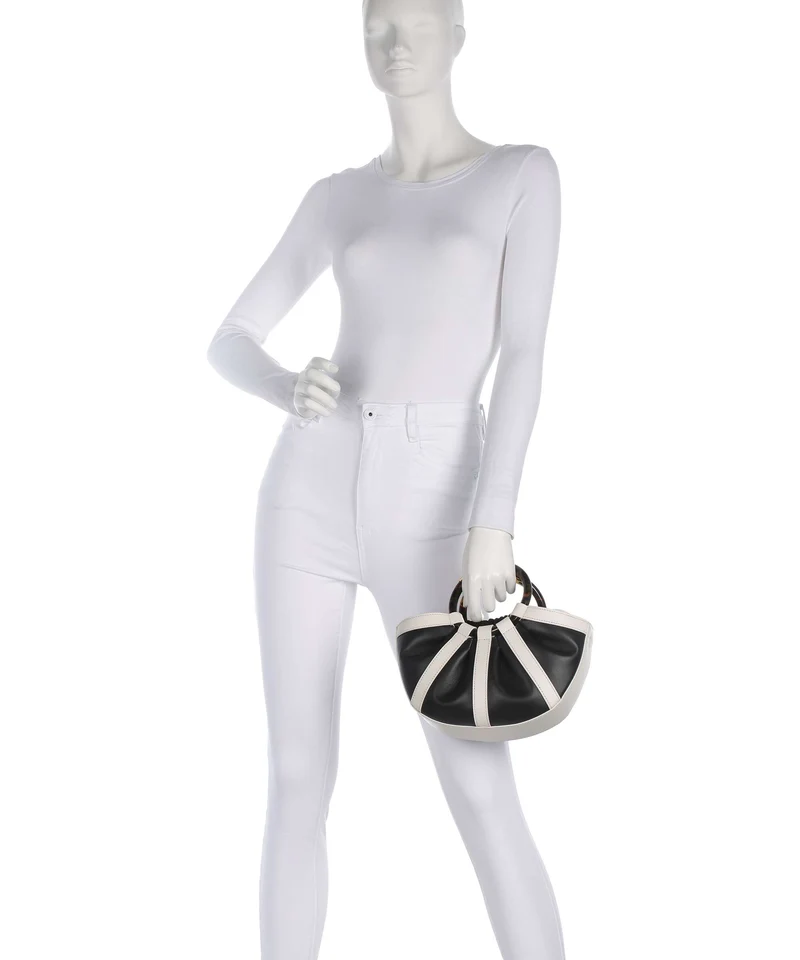 Coccinelle Shell Sac à main pearl/noir