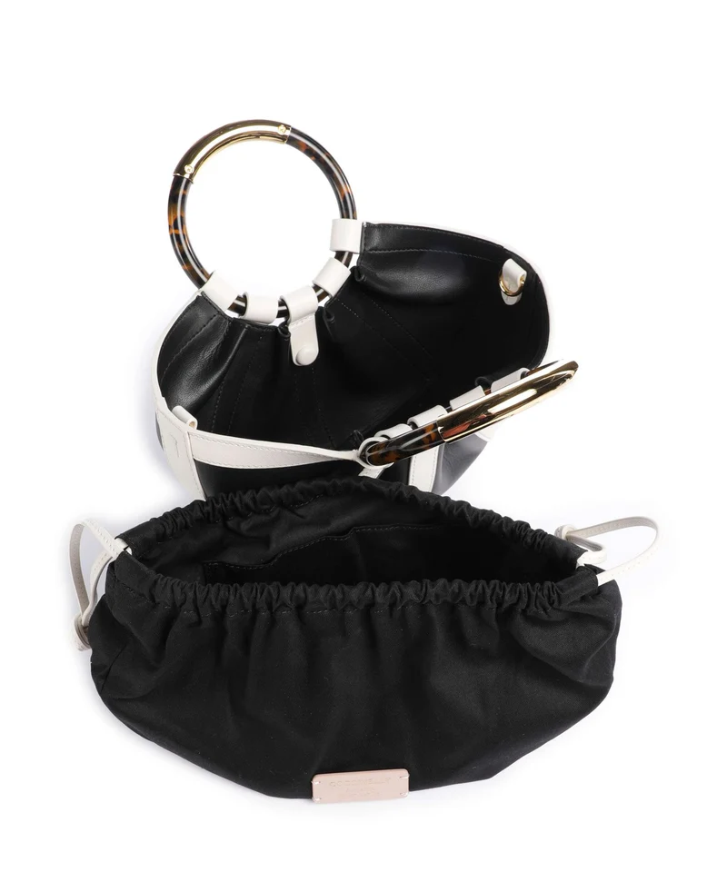Coccinelle Shell Sac à main pearl/noir