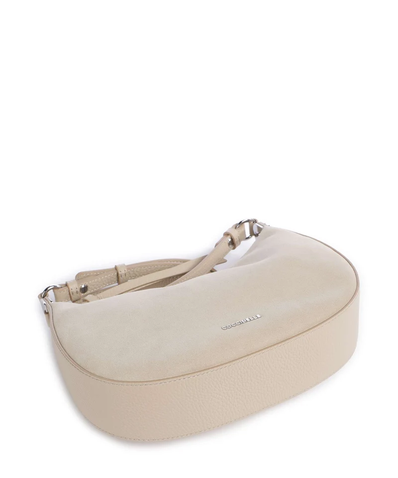 Coccinelle Fujiko Suede Sac bandoulière sandshell