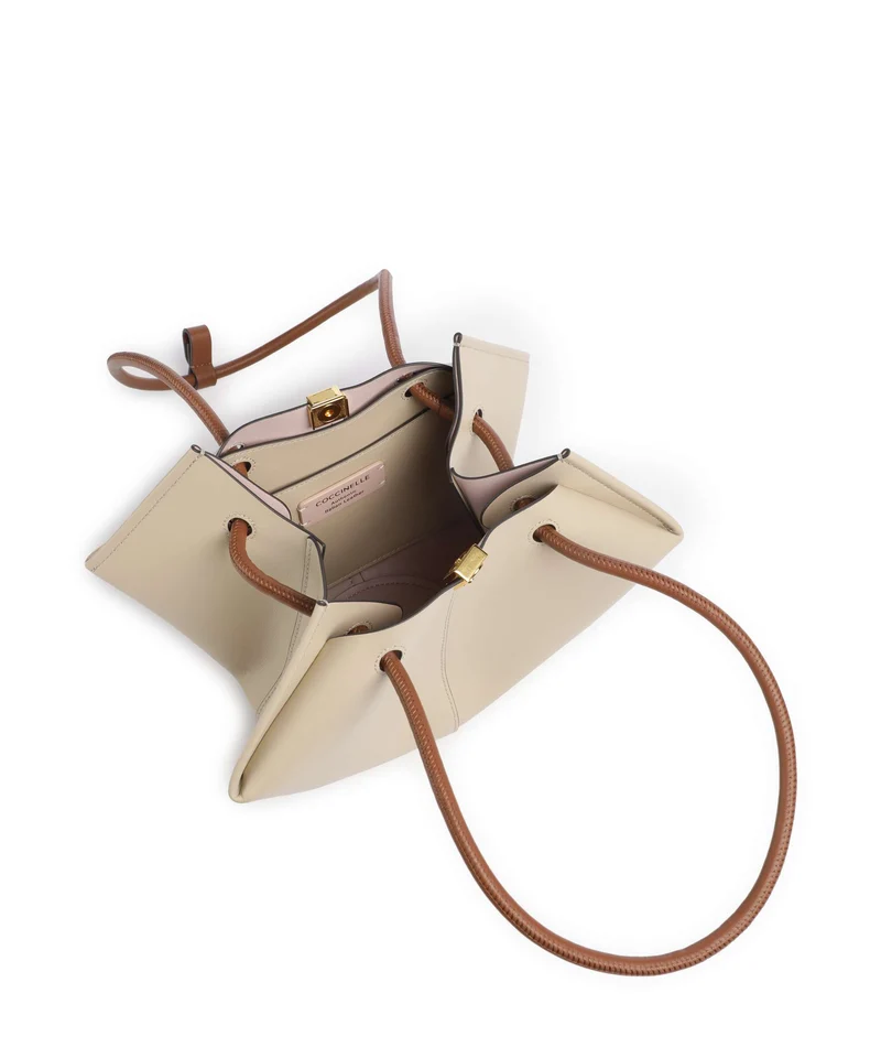 Coccinelle Kamy Sac porté épaule sandshell/cognac