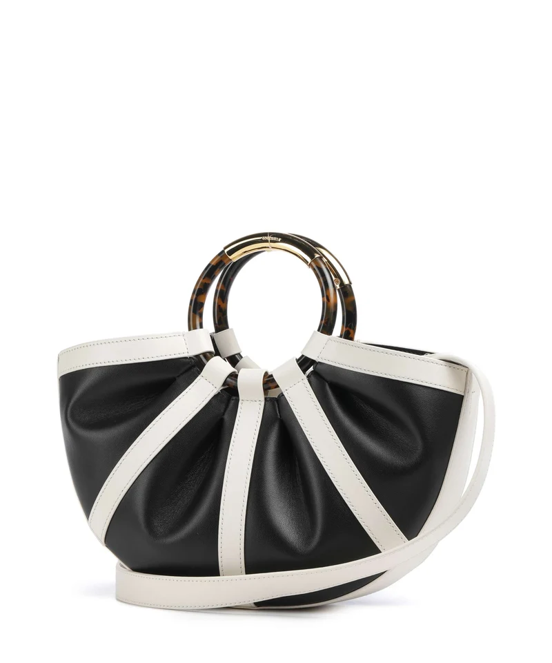 Coccinelle Shell Sac à main pearl/noir