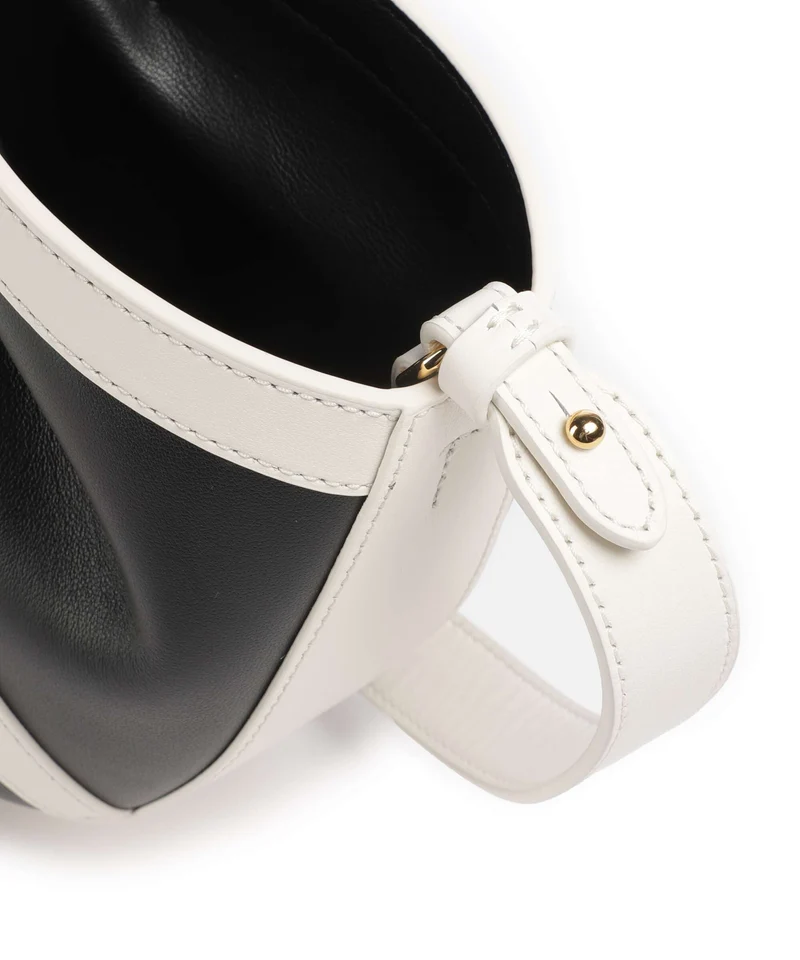 Coccinelle Shell Sac à main pearl/noir