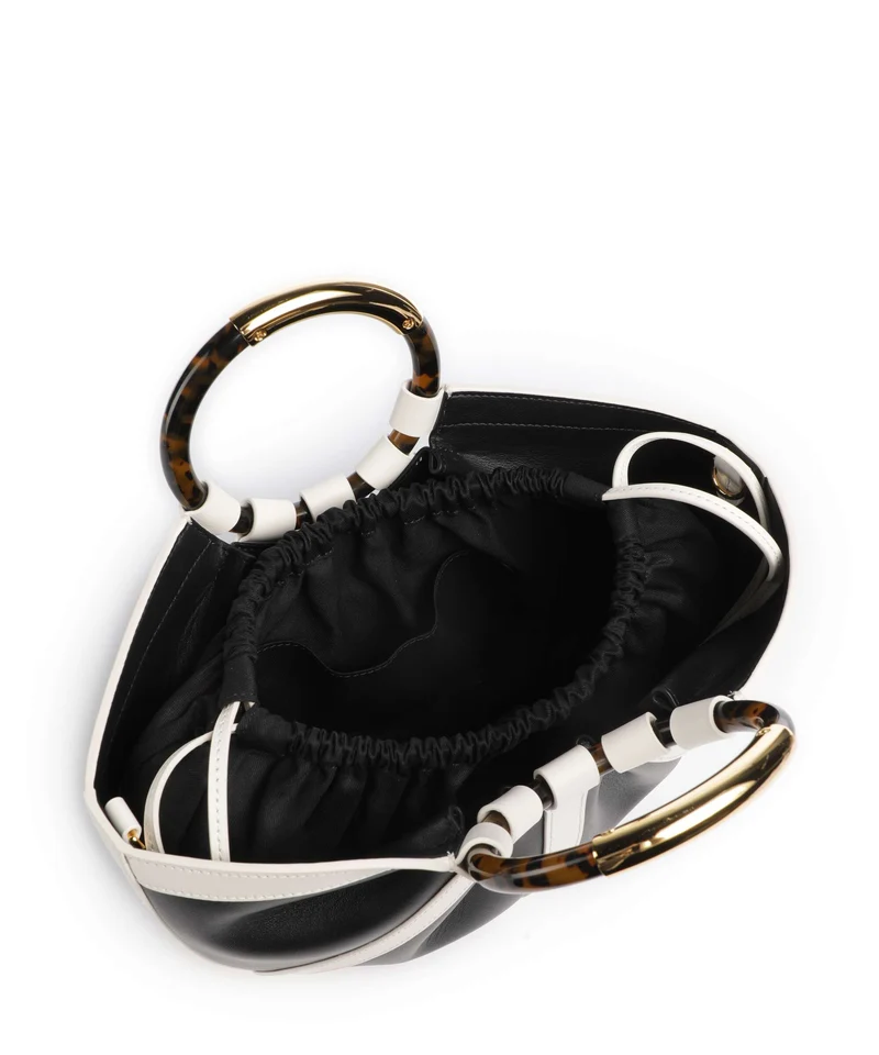 Coccinelle Shell Sac à main pearl/noir