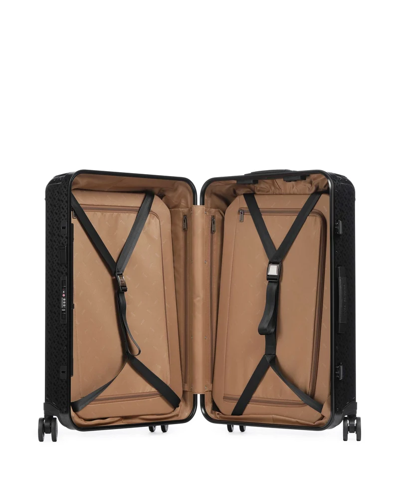 Samsonite Lite-Box Alu Boss Edition Valise 4 roues graphite monogram