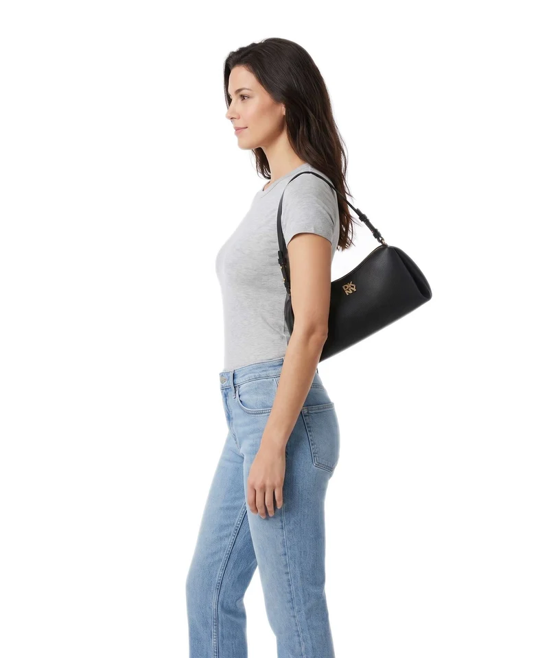 DKNY Remy Sac porté épaule black/gold