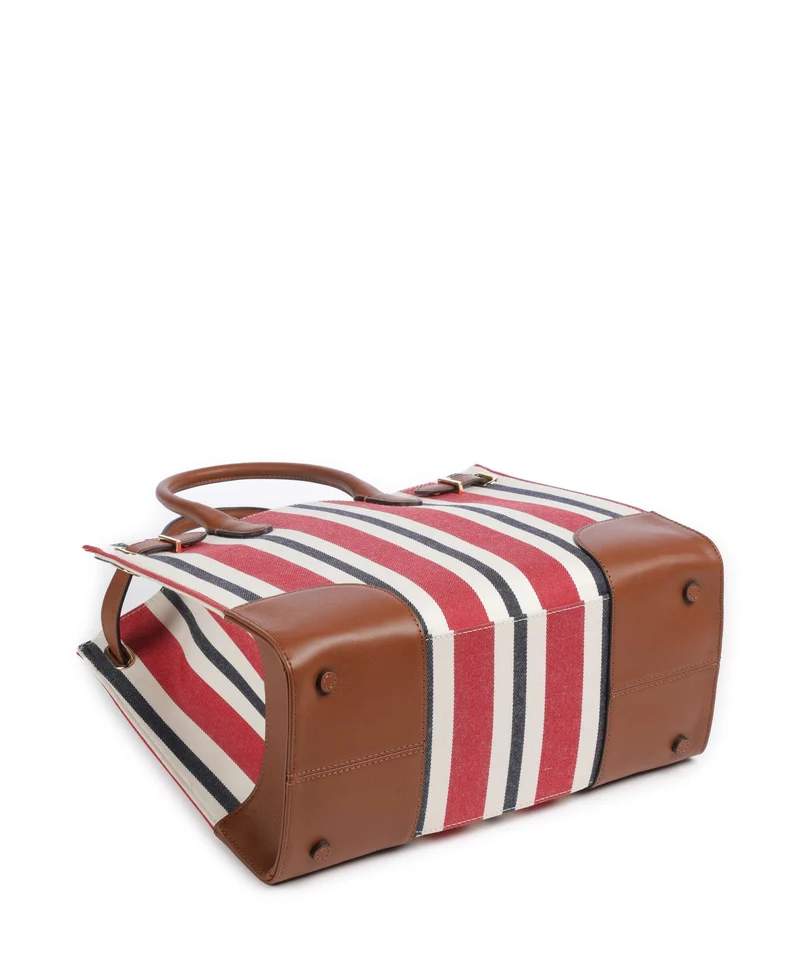 Lauren Ralph Lauren Devyn 42 Sac à main festive red strpe/lauren tan