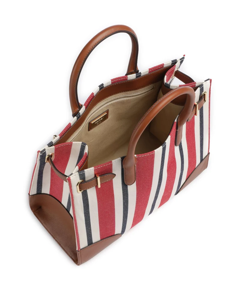 Lauren Ralph Lauren Devyn 42 Sac à main festive red strpe/lauren tan