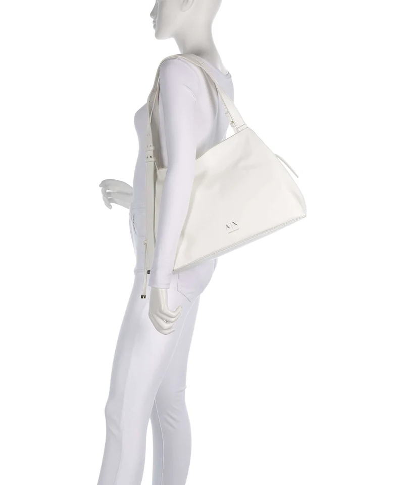 Armani Exchange Alice M Sac fourre-tout off white