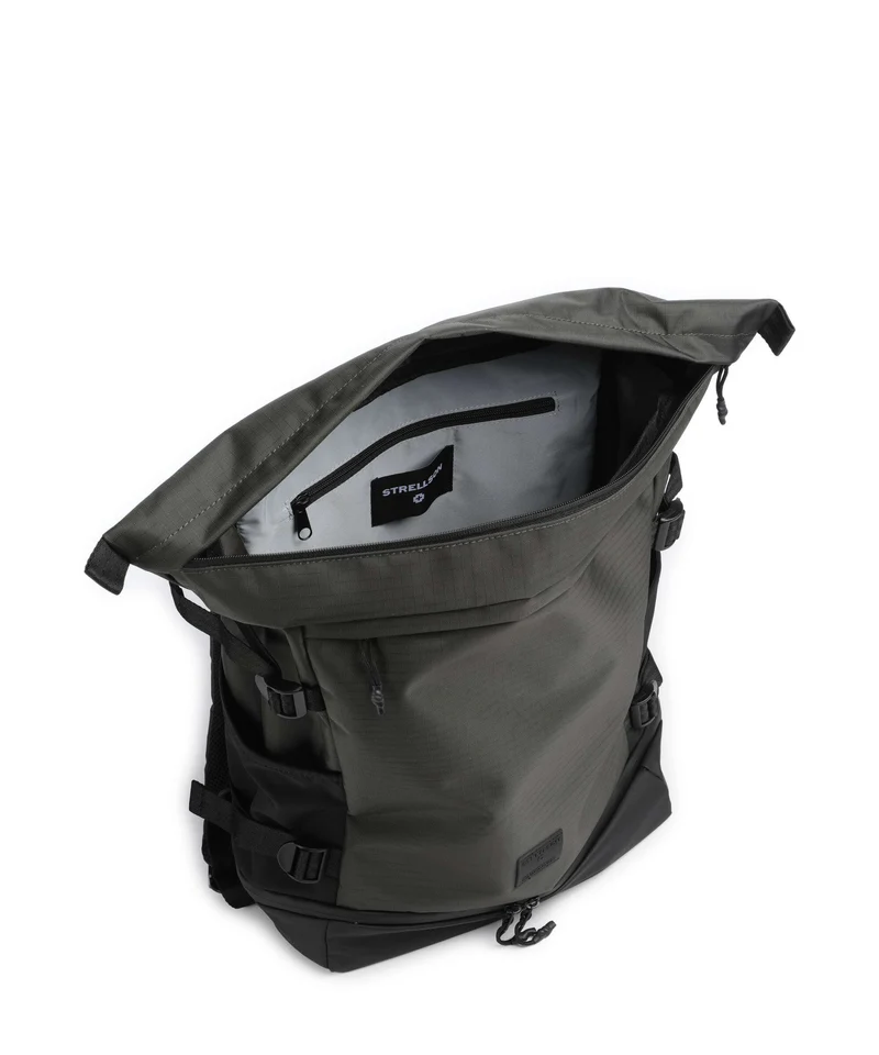 Strellson New Ham Sebastian Sac à dos roll-top dark olive