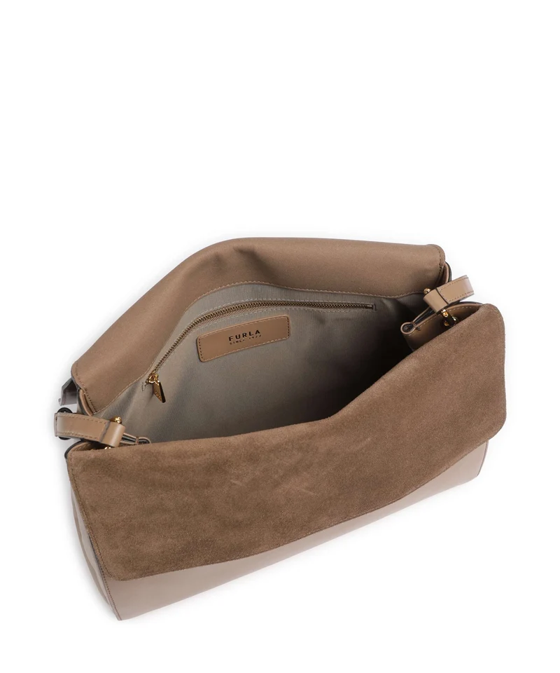 Furla Domus M Sac porté épaule toffee