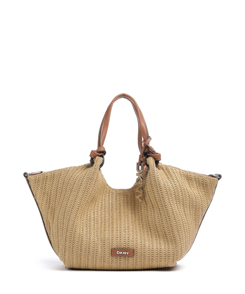 DKNY Paula Medium Cabas natural/saddle