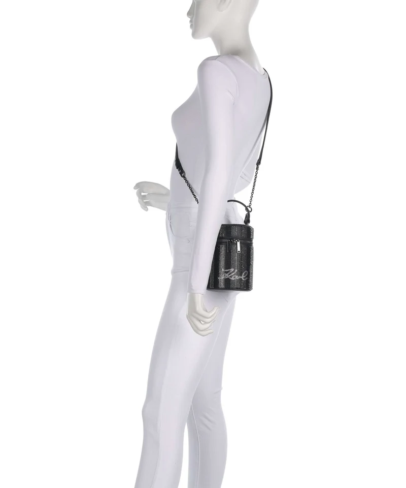 Karl Lagerfeld K/Soiree Sac seau black embellishment