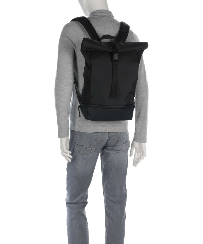 Strellson New Ham Eddie Sac à dos roll-top black