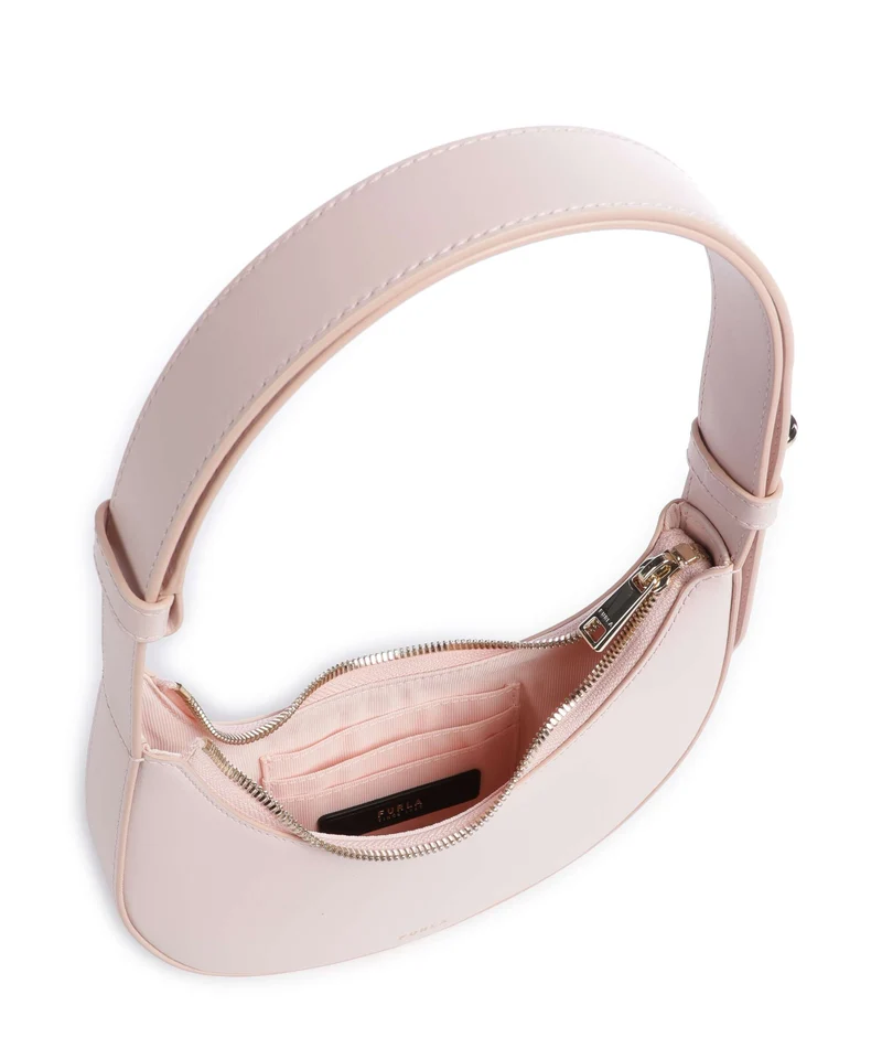 Furla Delizia Mini Sac porté épaule dusty pink