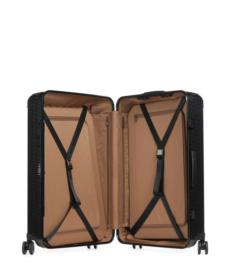 Samsonite Lite-Box Alu Boss Edition Valise 4 roues graphite monogram