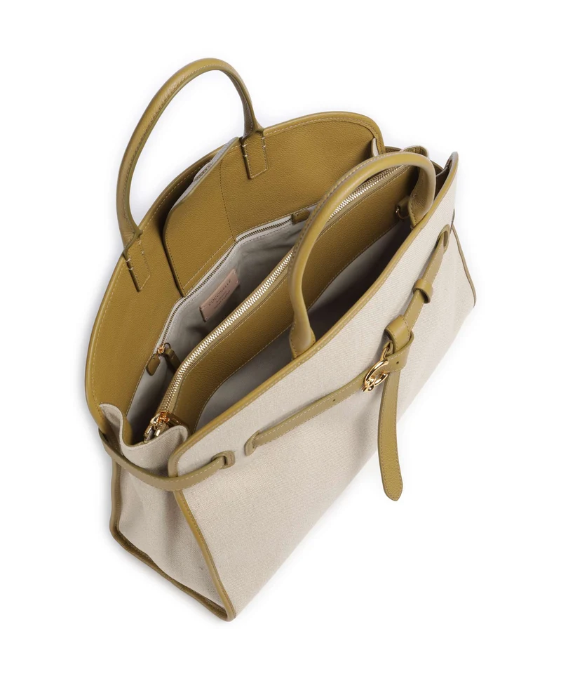 Coccinelle Sabine Canvas Sac à main natural/seagrass