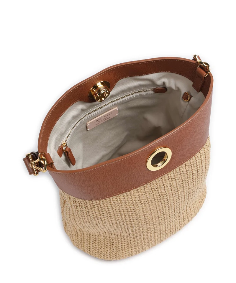 Coccinelle Nikla Sac seau natural/cognac