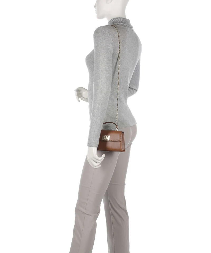 Furla 1927 Mini Sac bandoulière cognac