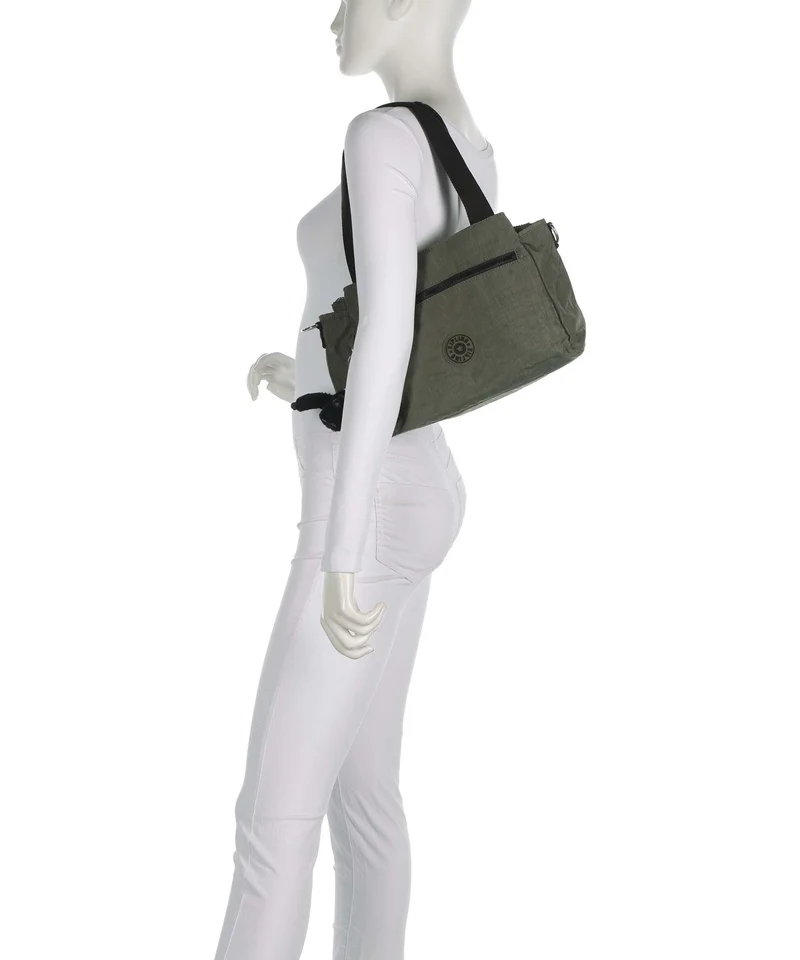 Kipling Basic Elysia Sac porté épaule green moss