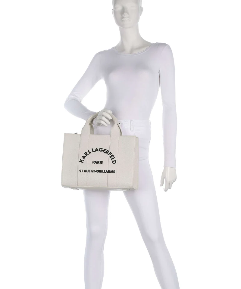 Karl Lagerfeld K/Rue St Guillaume Medium Sac à main off white