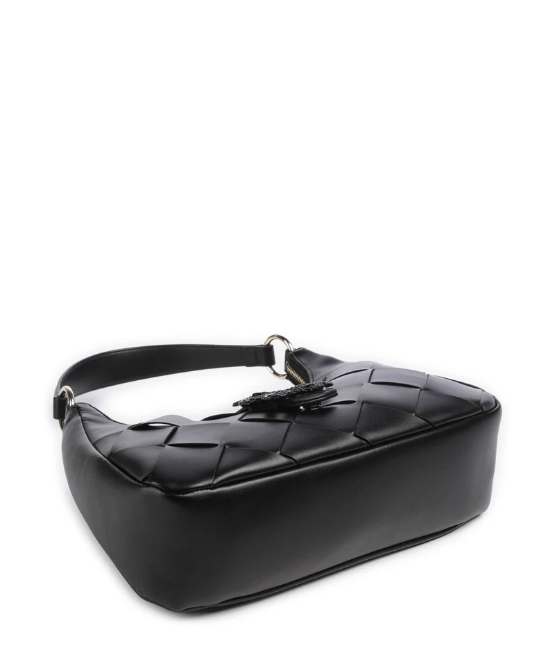 Just Cavalli Iconic Snakes Braided Sac porté épaule black