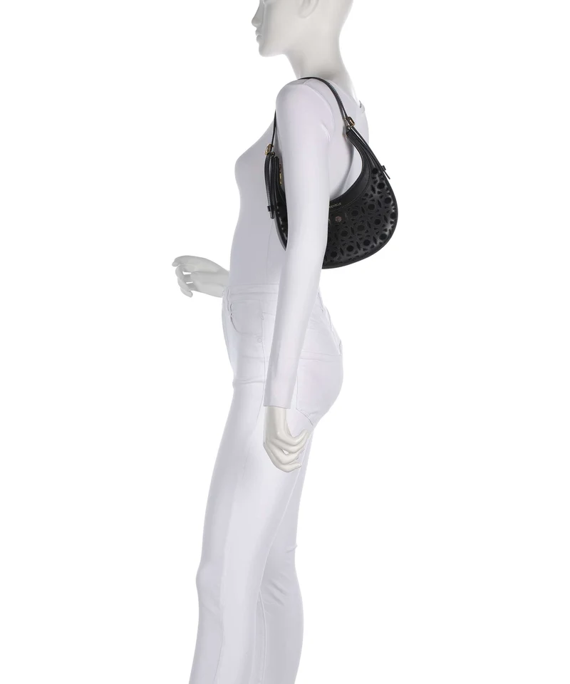 Coccinelle Whisper Monogram Sangallo Sac porté épaule noir
