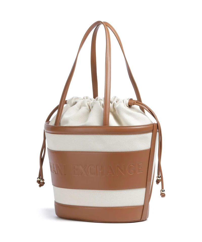 Armani Exchange Marisol Sac seau natural/saline clay