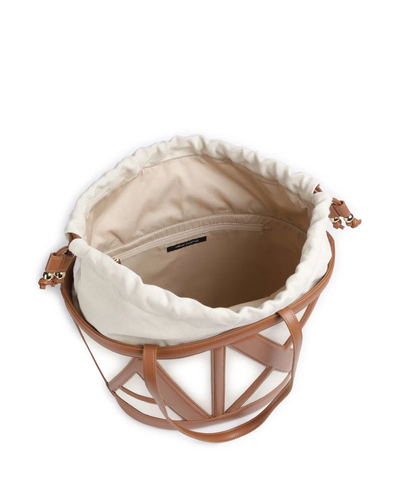 Armani Exchange Marisol Sac seau natural/saline clay