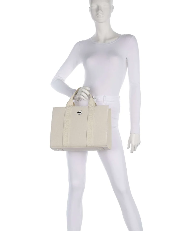 Karl Lagerfeld Ikon Medium Sac à main off white