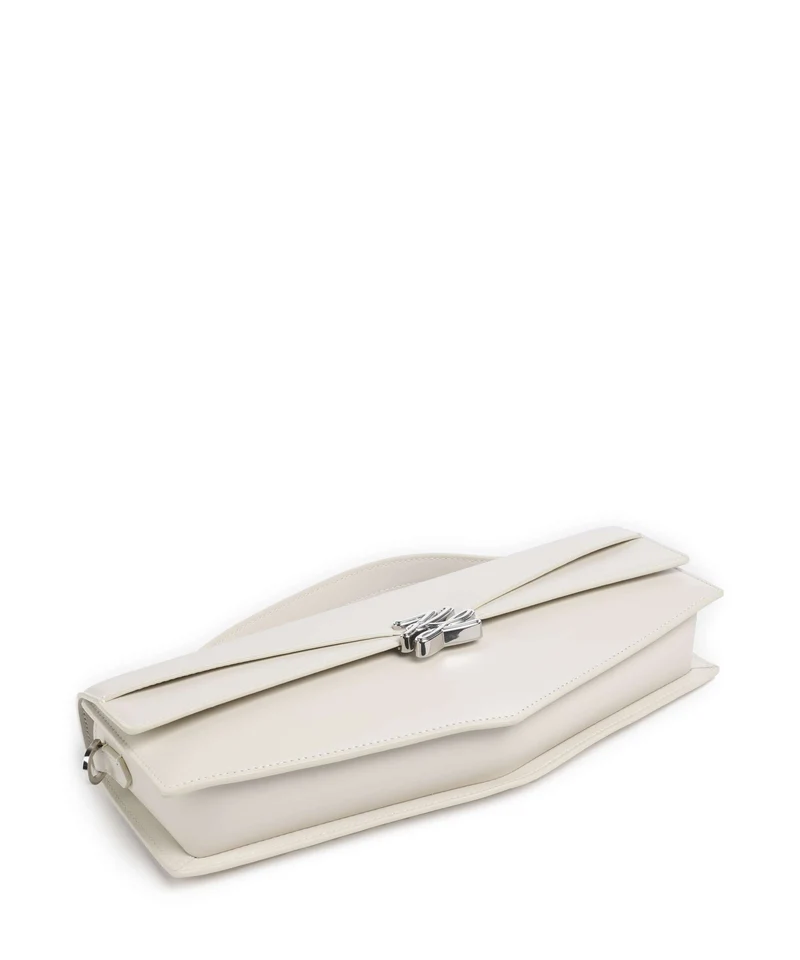 Karl Lagerfeld K/Studio Autograph Sac porté épaule off white