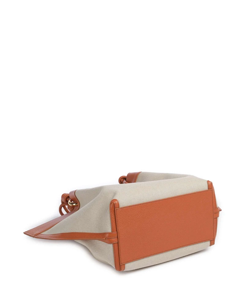 Coccinelle Finn Canvas Cabas natural/crab