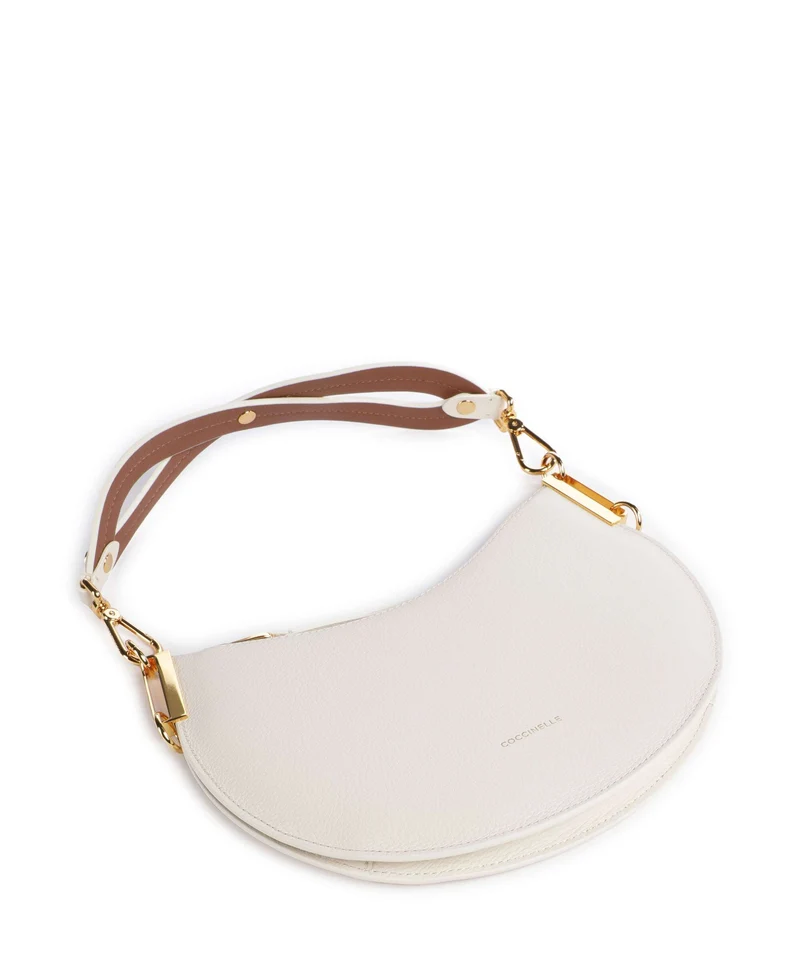 Coccinelle Sunup Sac porté épaule pearl/cognac