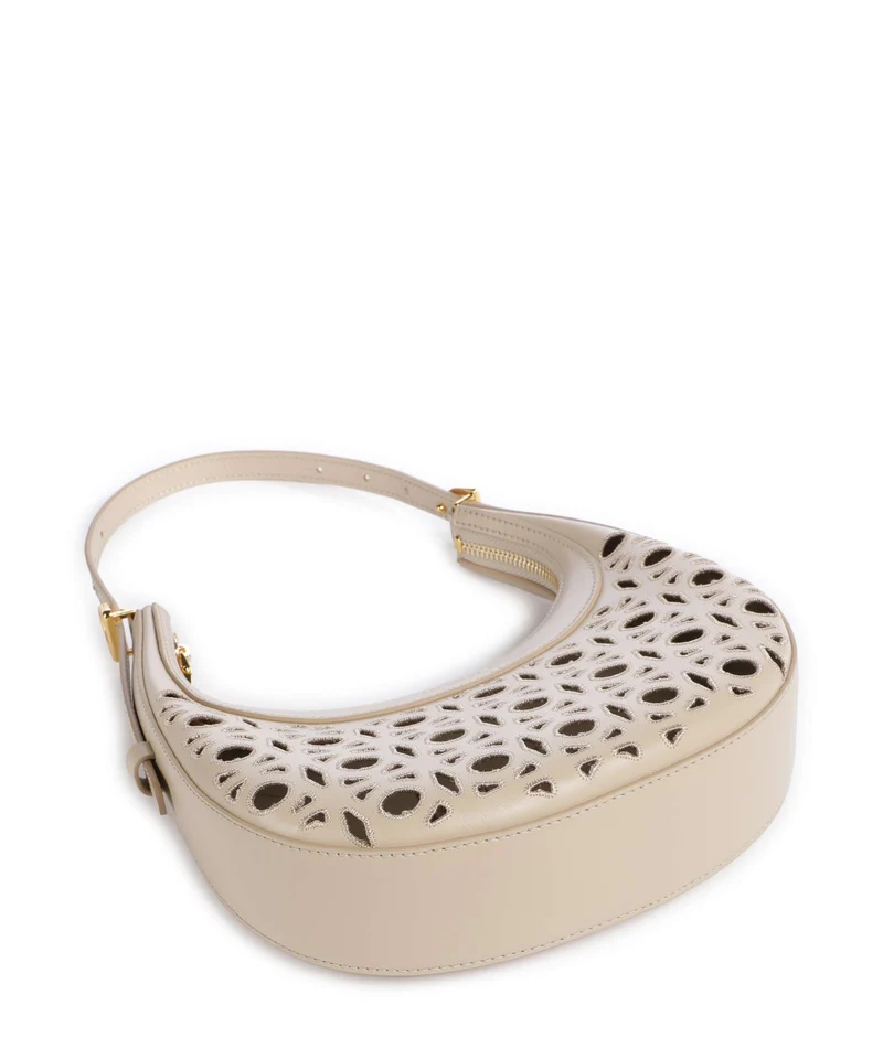 Coccinelle Whisper Monogram Sangallo Sac porté épaule sandshell