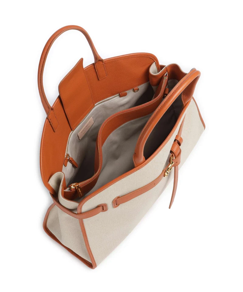 Coccinelle Sabine Canvas Sac à main natural/crab
