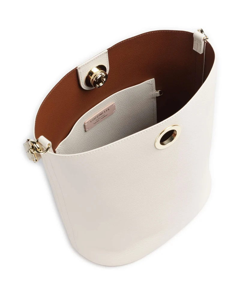 Coccinelle Nikla Sac seau pearl/cognac