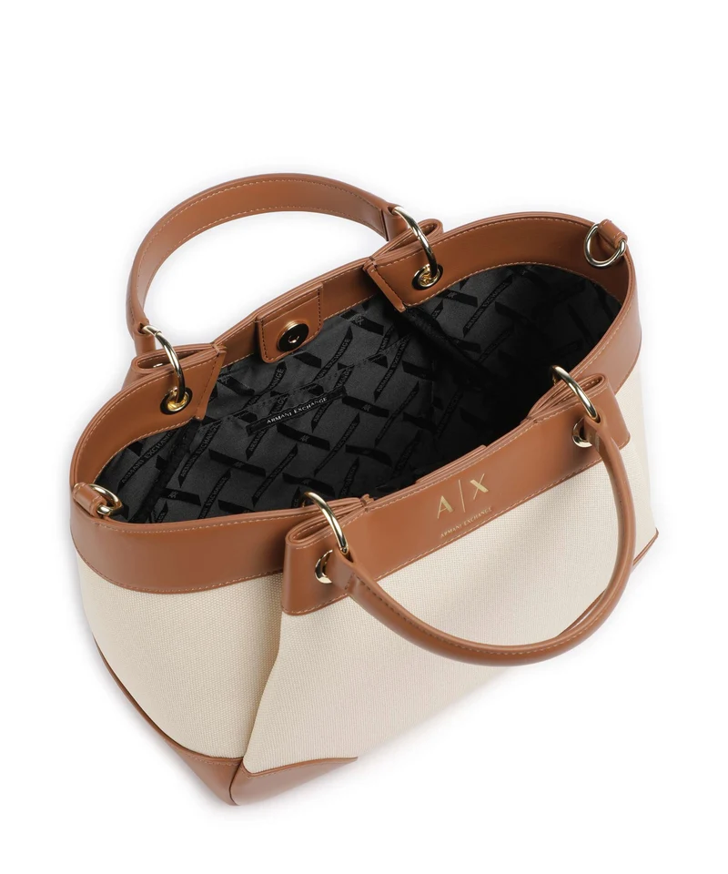 Armani Exchange Wave M Sac à main natural/saline clay