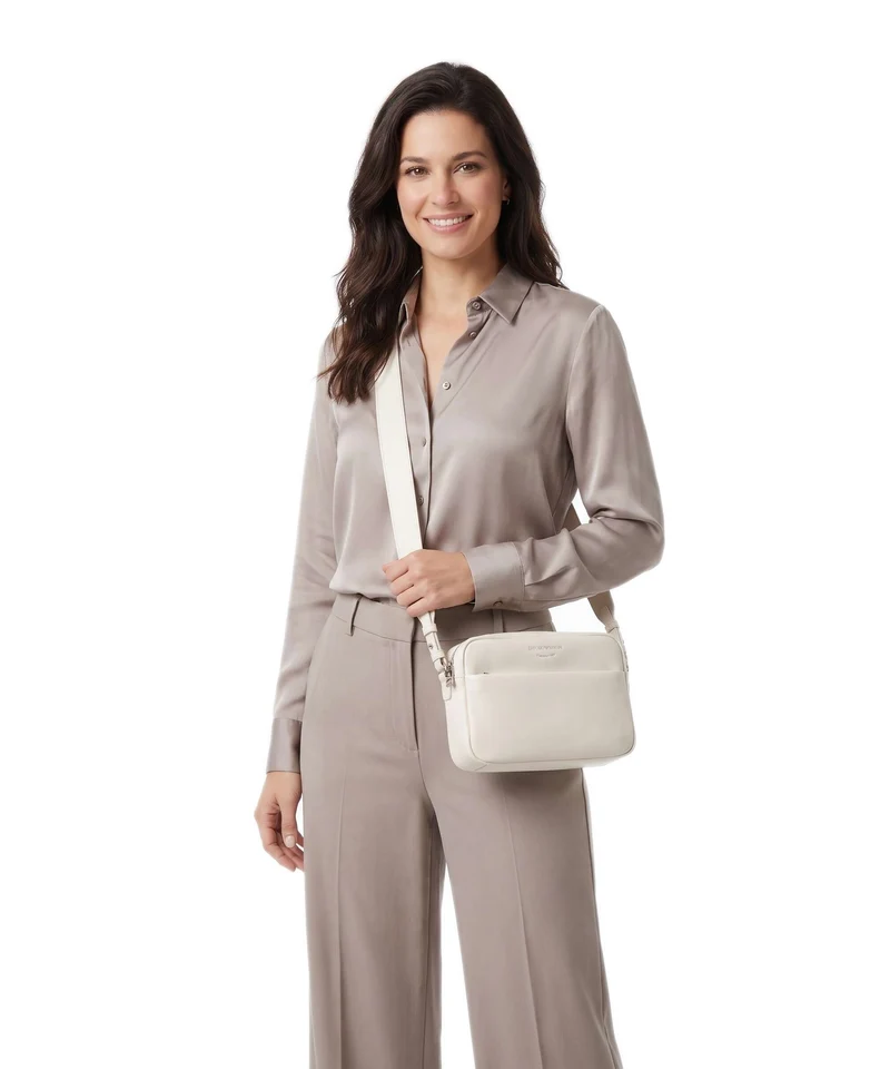 Emporio Armani Lilly Sac bandoulière vaniglia
