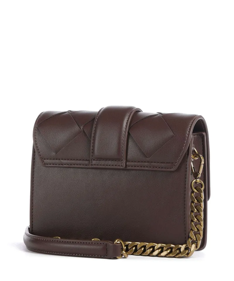 Just Cavalli Iconic Snakes Braided Sac bandoulière black coffee