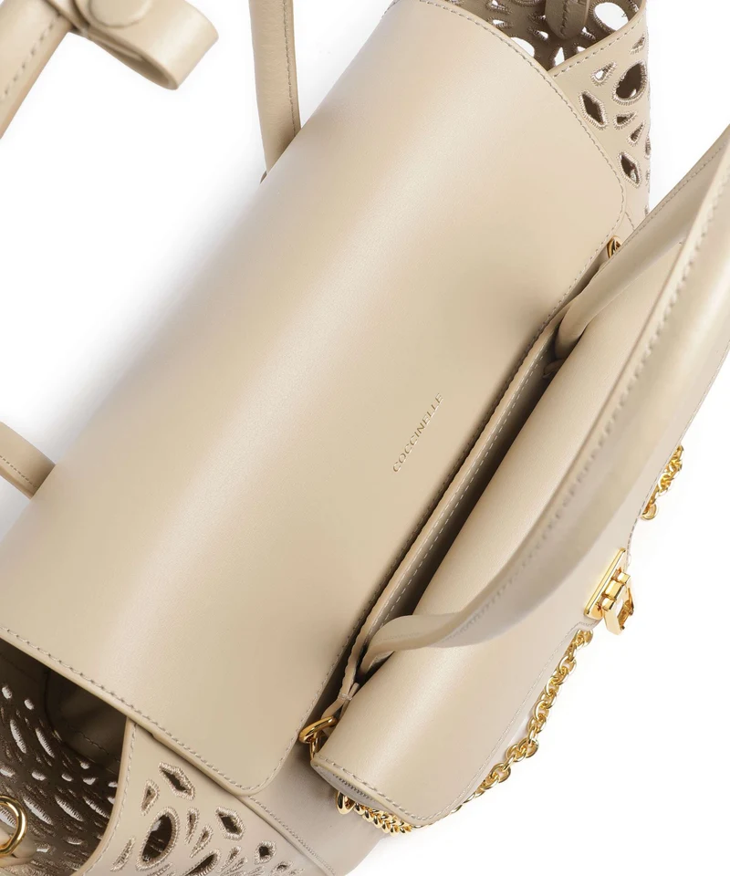 Coccinelle Beat Double Monogram Sac à main sandshell