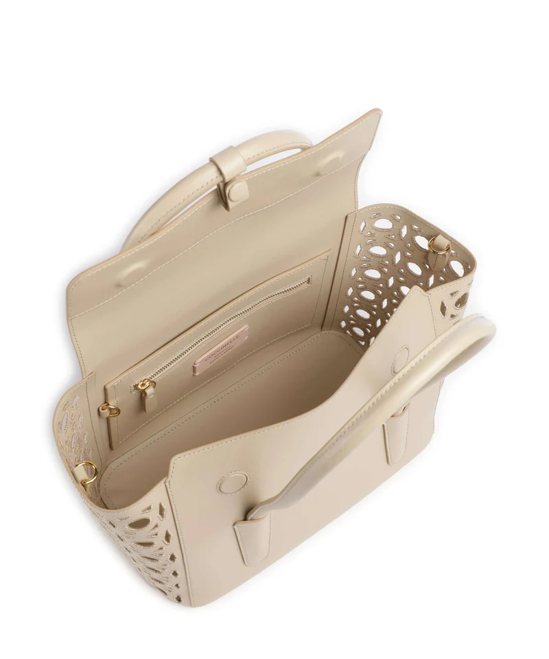 Coccinelle Beat Double Monogram Sac à main sandshell