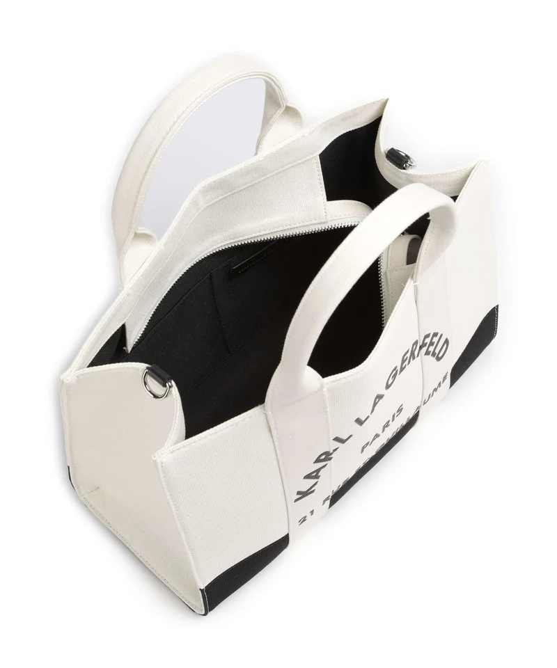 Karl Lagerfeld K/Rue St Guillaume Medium Sac à main white/black