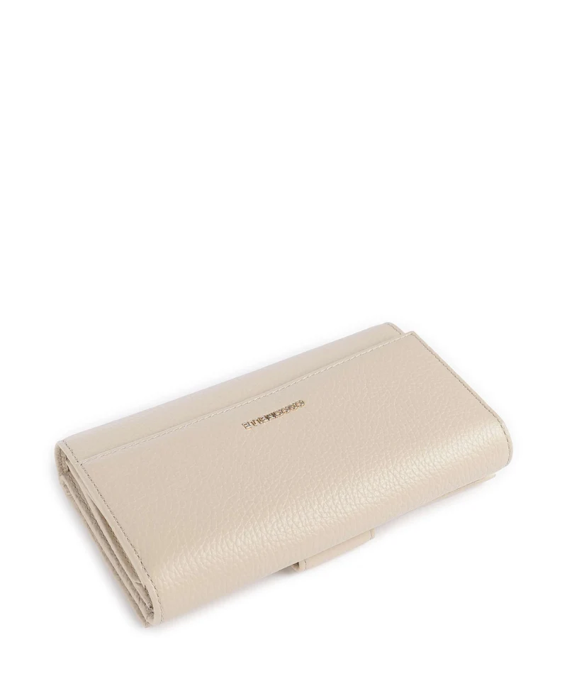 Coccinelle Metallic Soft Portefeuille sandshell